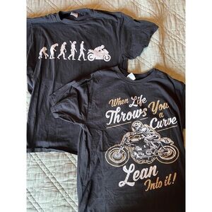Motorcycle sport bike flat track t shirt bundle